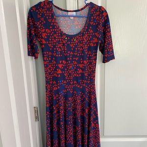 Lula Roe midi dress size XS